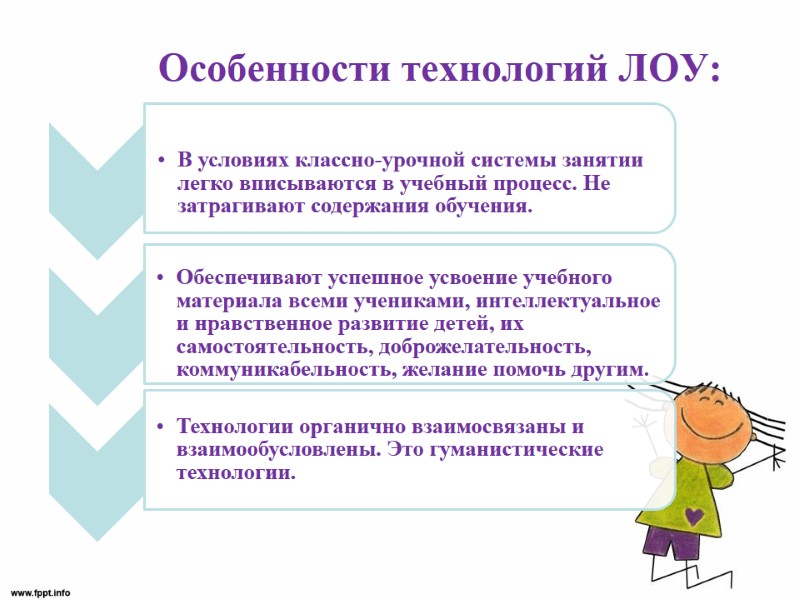 Особенности технологий ЛОУ: